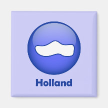 Holland Wooden Shoe Fridge Magnet