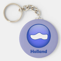 Holland Wooden Shoe Key Chains