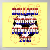 Holland World Champions 2010 Lion Print