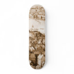 Hollar's Globe Theatre Long View of London skateboards