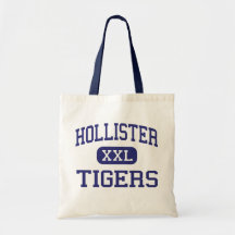 Hollister - Tigers - High - Hollister Missouri Canvas Bags