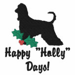 Holly Afghan Hound Embroidered Shirt (Long Sleeve) embroidered shirts