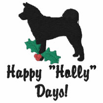 Holly Akita Embroidered Shirt (Long Sleeve)