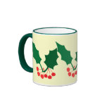 Holly and Berries mugs