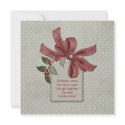 Holly and Red Ribbons Office Christmas Party Invit invitations