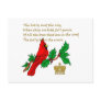 Holly and the Ivy Illustrated on Apparel & Gifts Postcard
