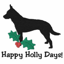 Holly Australian Cattle Dog Embroidered Polo Shirt