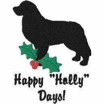 Holly Bernese Mountain Dog Embroidered Shirt