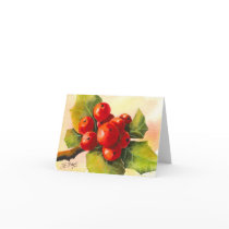 Holly Berries Cards