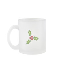 Holly Berries Christmas mug