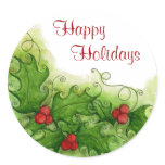 Holly Berries Sticker
