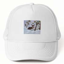 Holly Berry Deer Hat