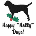 Holly Border Terrier Embroidered Shirt (Hoodie) embroidered shirts