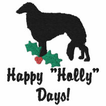 Holly Borzoi Embroidered Long Sleeve Shirt