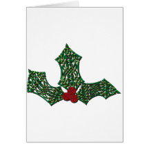Holly Card