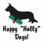 Holly Cardigan Welsh Corgi Embroidered Shirt Polo embroidered shirts