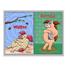 Holly Cow Collectable Trading Cards #5 and #6 Post Card