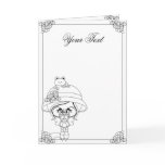 Holly Fae Greeting card - colour your own