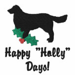 Holly Golden Retriever Embroidered Shirt (Hoodie)