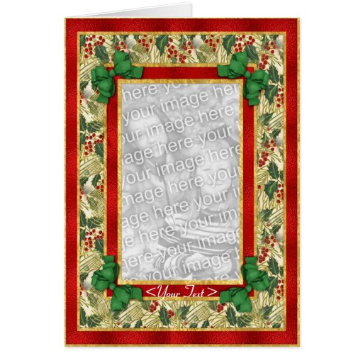 Holly Greetings Cards