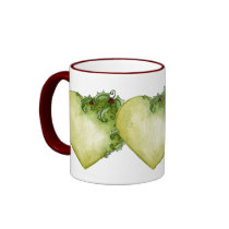 Holly Heart Mug