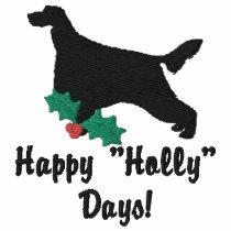 Holly Irish Setter Embroidered Shirt (Polo)