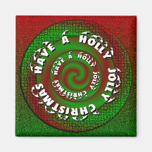 Holly Jolly Magnet
