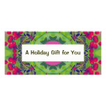 Holly Kaleidoscope Rack Card Design