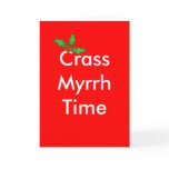 holly_leaf, Crass Myrrh Time cards