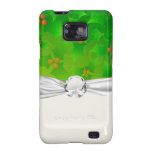 holly leaves pattern samsung galaxy case