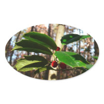 Holly Leaves Sticker