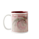 HOLLY 'N ORNAMENTS mugs