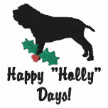 Holly Neapolitan Mastiff Embroidered Polo Shirt embroidered shirts