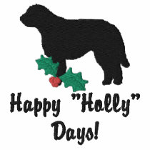 Holly Otterhound Embroidered Polo Shirt
