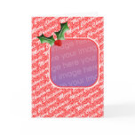 Holly - Personalised Greetings Card Template