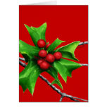 Holly Red Card-V