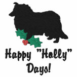 Holly Rough Collie Embroidered Polo Shirt embroidered shirts