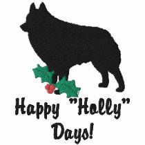 Holly Schipperke Embroidered Shirt (Long Sleeve)