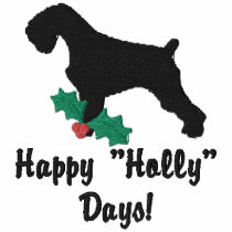 Holly Schnauzer Embroidered Shirt (Polo)