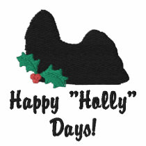 Holly Shih Tzu Embroidered Shirt (Long Sleeve)