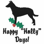 Holly Smooth Collie Embroidered Shirt embroidered shirts