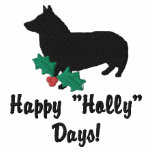 Holly Swedish Vallhund Embroidered Polo Shirt embroidered shirts
