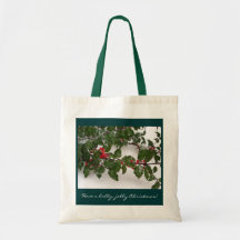 Holly tote canvas bags