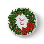 Holly Wreath Customise buttons