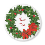 Holly Wreath Traditions magnets