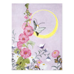 Hollyhock, Dahlia and Balloon Flowers Post Cards