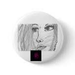 Hollyhock Love Designs Pin