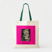 Hollyhocks Tote Bag