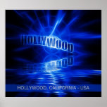 Hollywood, California Poster