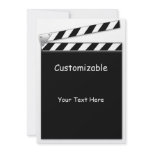 Hollywood Clapper Board Custom, Blank Back